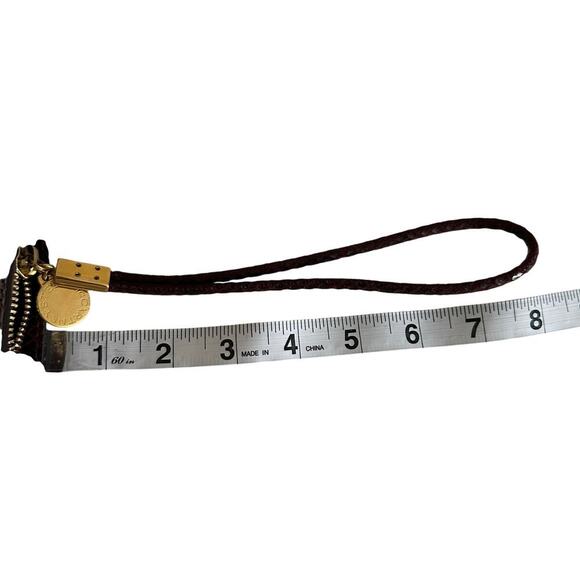 Stella McCartney Vegan Snakeskin Patchwork Clutch Pouch – Burgundy Statement Bag - Picture 15 of 16